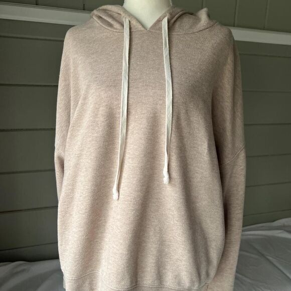 American Eagle Outfitters Tops - American-eagle Women's Cream and Tan Hoodie